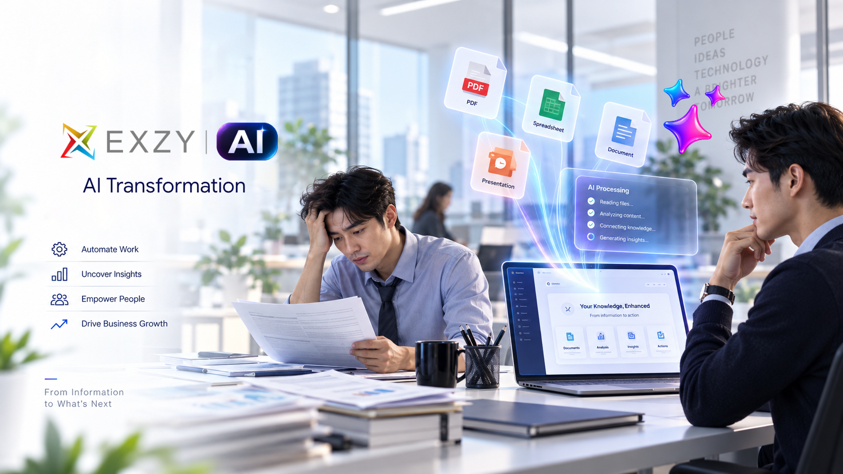 AI Transformation เปลี่ยนข้อมูลและการทำงานเดิมให้เป็นระบบที่ขับเคลื่อนด้วย AI