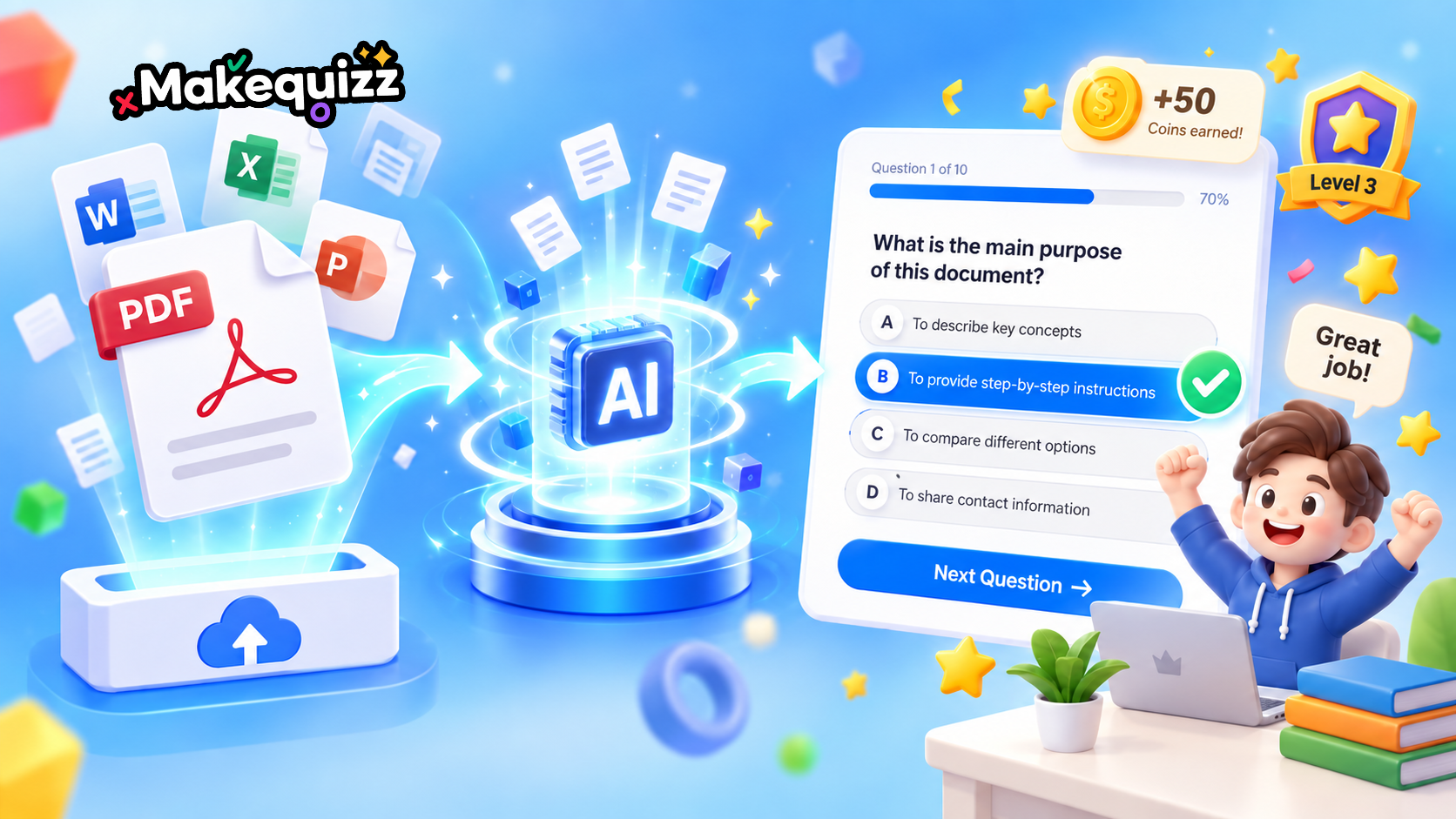 พนักงานฝ่ายขายกำลังฝึกบทสนทนากับระบบ AI Coach