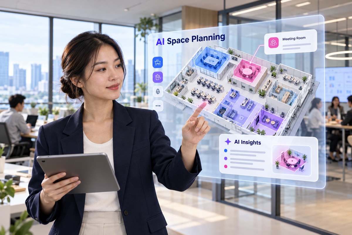 AI Insight ช่วยวางแผนพื้นที่ Workplace