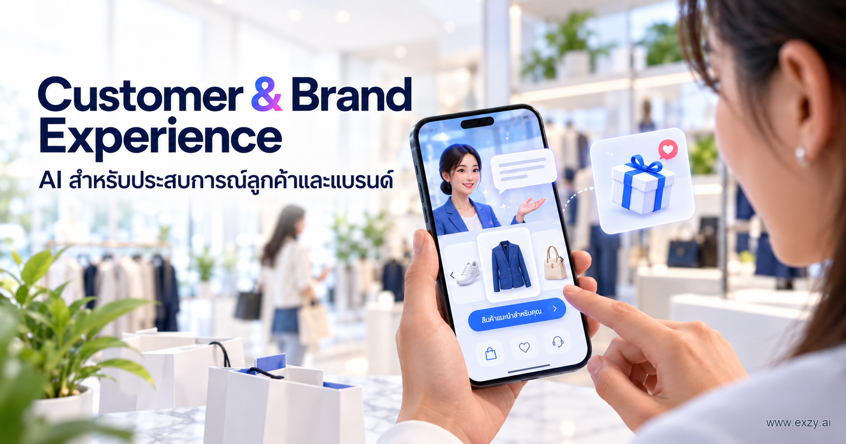 Customer & Brand Experience: AI สำหรับประสบการณ์ลูกค้าและแบรนด์ พร้อมเกมและรางวัลบนมือถือ