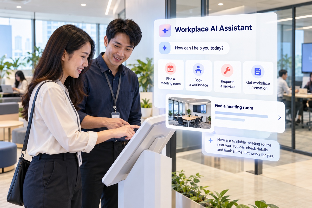 Workplace AI Assistant ช่วยเข้าถึงพื้นที่และบริการ