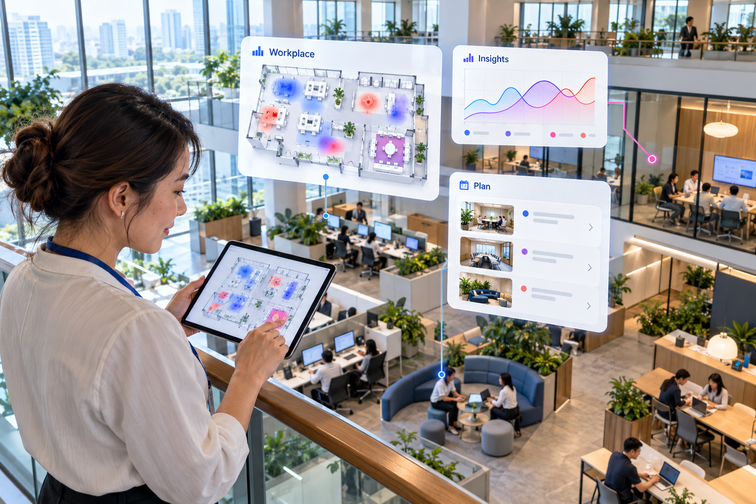Workplace AI เชื่อมข้อมูลพื้นที่สู่ Insight และการวางแผนออฟฟิศ