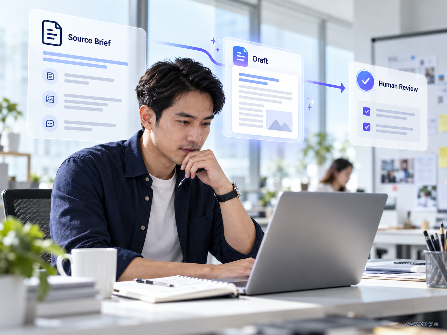AI ช่วยเตรียมร่างงานให้ทีมตรวจทาน